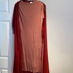 Blush pink Fitted dress in large